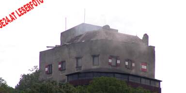 Brand auf Burg Greifenstein