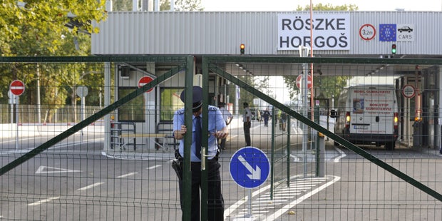 Nach Schließung des Zauns: