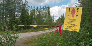 Grenze Finnland Russland