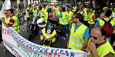 Streikwelle legt Griechenland lahm 