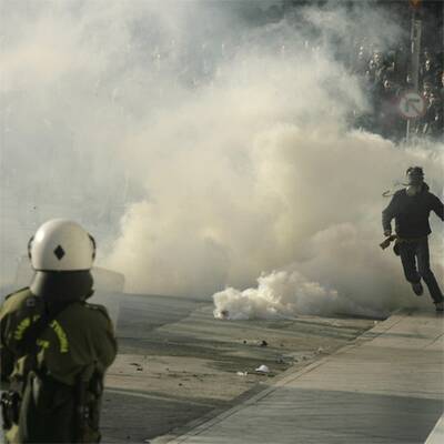 Ausschreitungen in Athen