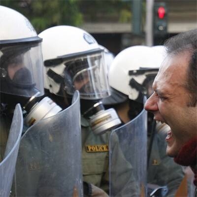 Ausschreitungen in Athen