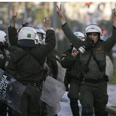 Ausschreitungen in Athen