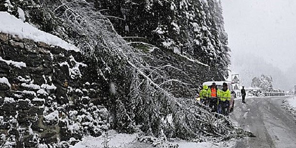 Schnee in Gries am Brenner