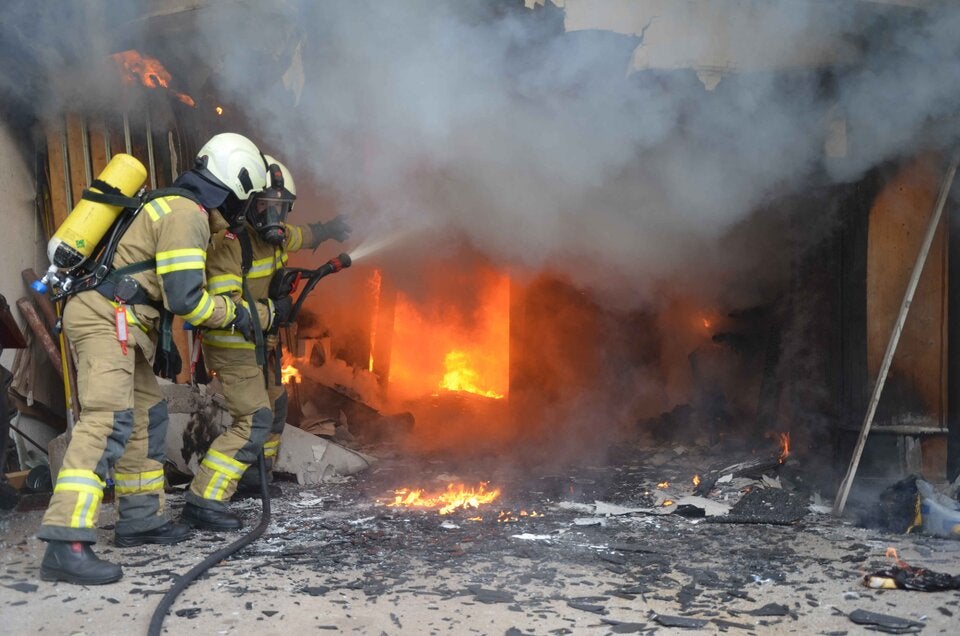 Zwei Verletzte bei Großbrand im Salzburger Tennengau