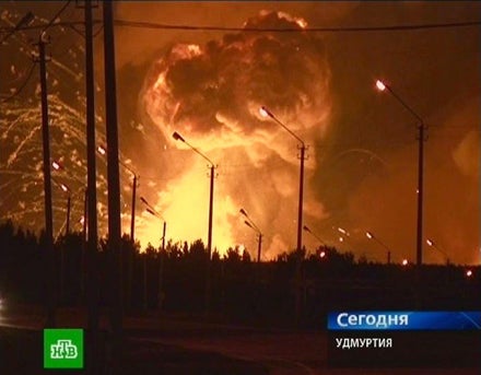 Großbrand, Brand, Russland