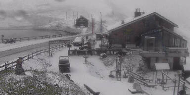 Fünf cm Neuschnee mitten im Sommer