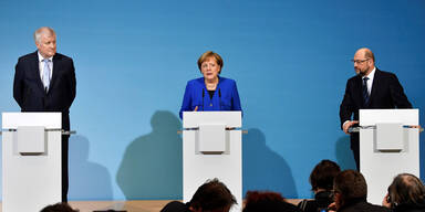 Seehofer Merkel Schulz