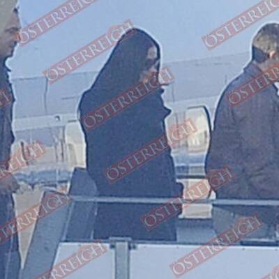 Demi Moore & Ashton Kutcher: Ankunft in Linz
