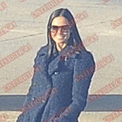 Demi Moore & Ashton Kutcher: Ankunft in Linz