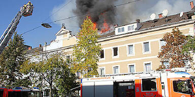 Großbrand in Linz