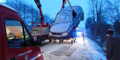 Toter und Verletzte durch Schneechaos 