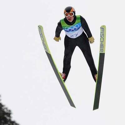 Berhard Gruber läuft das Rennen seines Lebens