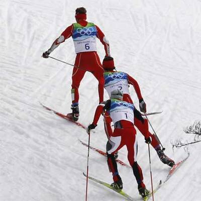 Berhard Gruber läuft das Rennen seines Lebens