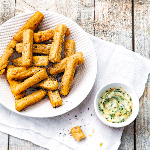 Grüne Küche aus dem Garten