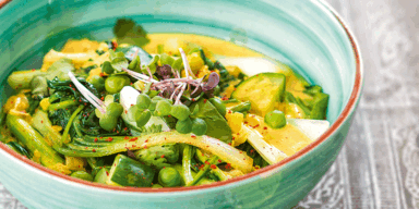 Gr&uuml;ne K&uuml;che aus dem Garten