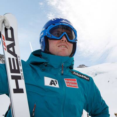 Grugger erstmals wieder auf Ski