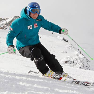 Grugger erstmals wieder auf Ski