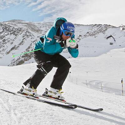 Grugger erstmals wieder auf Ski