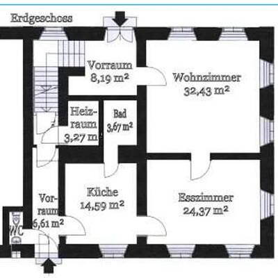 Der Grundriss des Hauses
