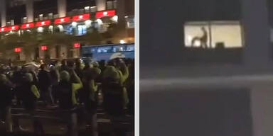 Paar crasht religi&ouml;ses Festival mit Fenster-Sex