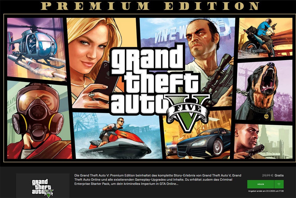 GTA 5: Mega-Ansturm auf geschenkte Premium Edition