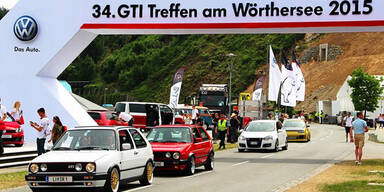 Beim GTI-Treffen ist schon die Hölle los