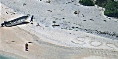 "SOS" im Sand rettet gestrandete Seeleute