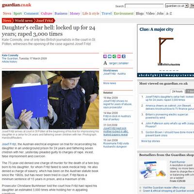 Das sagt die Welt zum Fritzl-Prozess