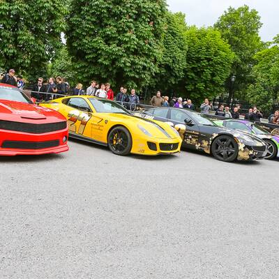 Gumball 3000 Rallye in Wien