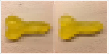 Gummischere von Haribo sieht aus wie ein Penis