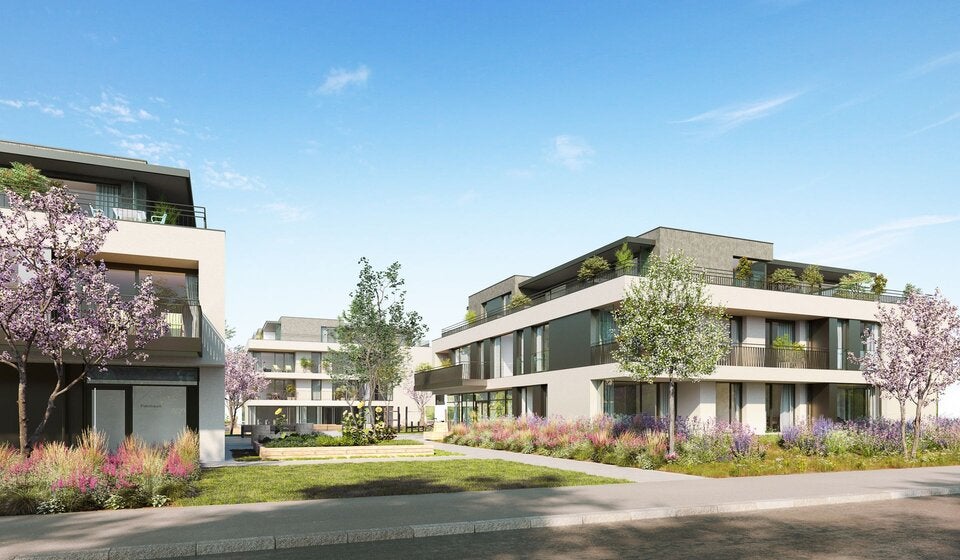 Neues Zuhause mit unterschiedlich großen Wohnungen.