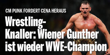 Wrestling-Knaller: Wiener Gunther ist wieder WWE-Champion