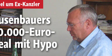 Hypo: Gusenbauers 60.000-Euro-Deal