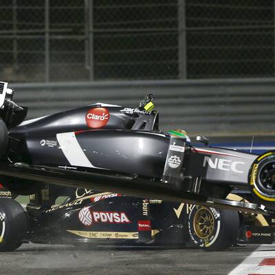 Sauber-Pilot Gutierrez überschlug sich