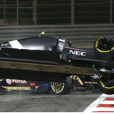 Sauber-Pilot Gutierrez überschlug sich