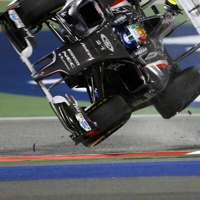 Sauber-Pilot Gutierrez überschlug sich