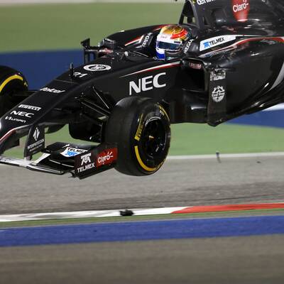 Sauber-Pilot Gutierrez überschlug sich