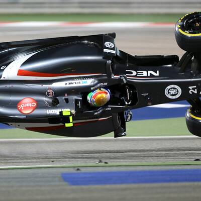 Sauber-Pilot Gutierrez überschlug sich