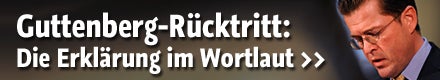 Schummel-Minister Guttenberg tritt zurück