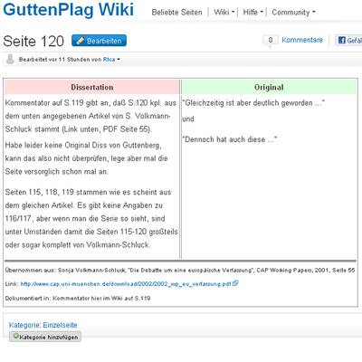 Plagiatsvorwurf gegen Guttenberg