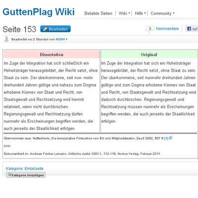 Plagiatsvorwurf gegen Guttenberg