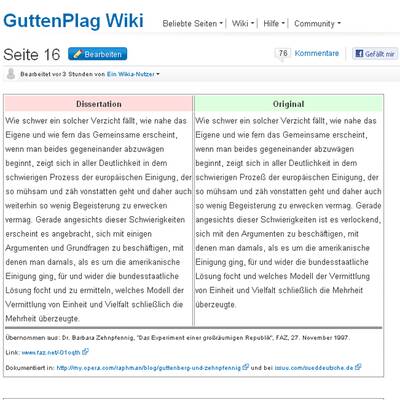 Plagiatsvorwurf gegen Guttenberg