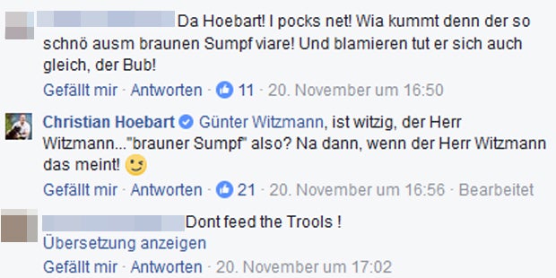 FPÖ-Höbart und Niavarani liefern sich skurrilen Facebook-Streit