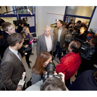 Bürgermeister Michael Häupl wählte in Ottakring