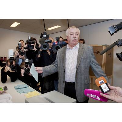 Bürgermeister Michael Häupl wählte in Ottakring