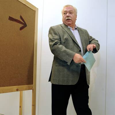 Bürgermeister Michael Häupl wählte in Ottakring