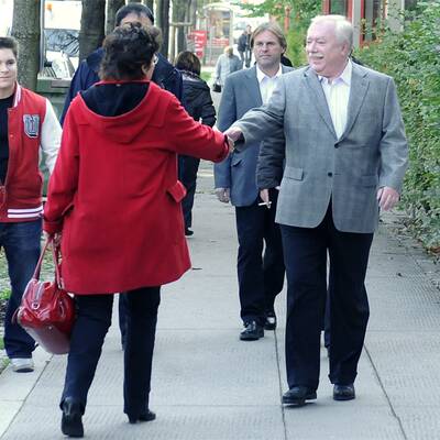 Bürgermeister Michael Häupl wählte in Ottakring