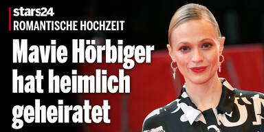 Mavie Hörbiger hat heimlich geheiratet