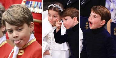 George, Charlotte & Louis: Sie sind die heimlichen Stars der Krönung